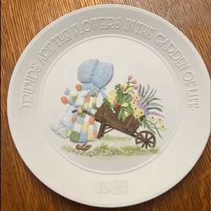 American Greetings 5th Annual Holly Hobbie Collector Plate 1983 Limited Edition